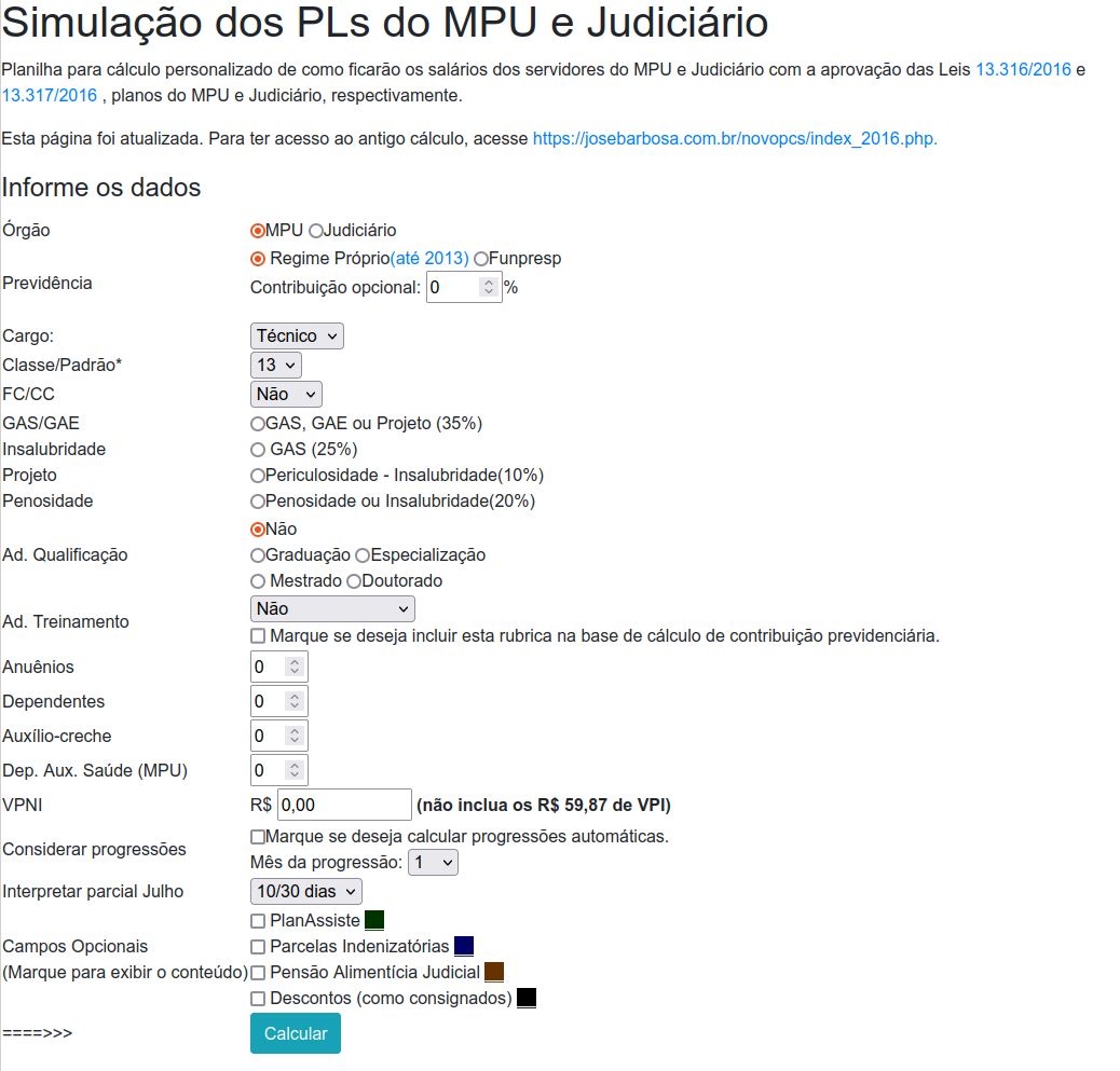 miniatura da página do simulador de PCS